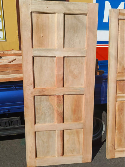 Solid Wood Door 90x210cm - Pochote Hardwood Interior Door | Nicaragua Crafted