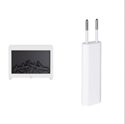 3D Flame Essential Oil Diffuser – Aromatherapy Humidifier with LED Fireplace Effect & Remote Control