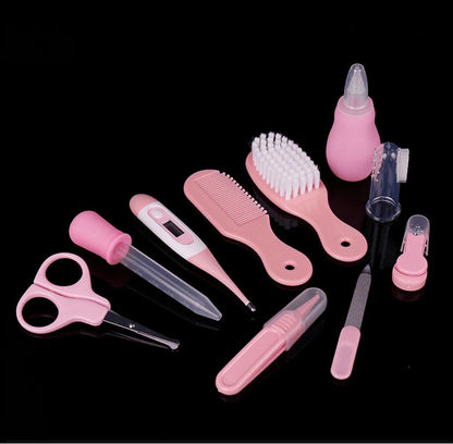 10Pcs Portable Newborn Baby Tool Kits Baby Health Care Set Kids Grooming Kit