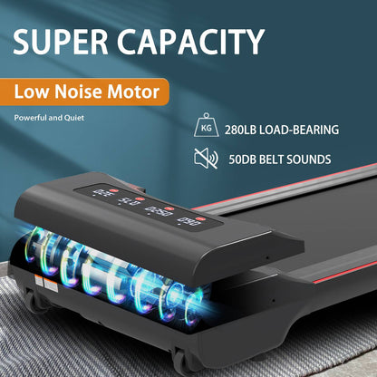 Under Desk Treadmill - Compact Walking Pad for Home Office & Remote Work