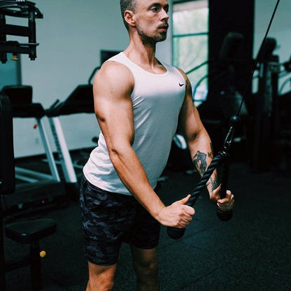 Multi-Functional Fitness Handlebars - 4-Piece Adjustable Pull-Down Squat Rack Set for Home Gym