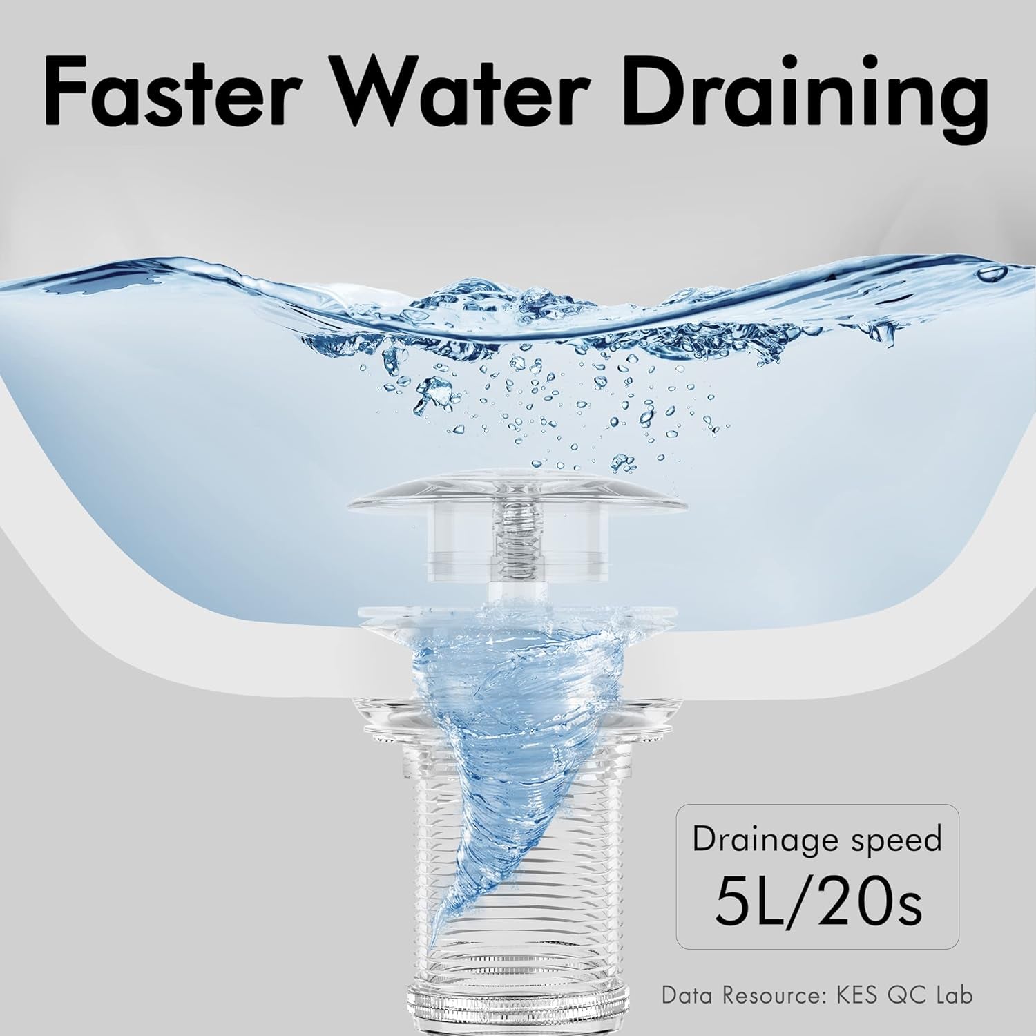 Bathroom Sink Drain without Overflow Vessel Sink Lavatory Vanity Pop up Drain Stopper Polished Chrome for 1.6"-1.9" Sink Hole, All Metal Rustproof Brass and 304 Stainless Steel, S2008D-CH