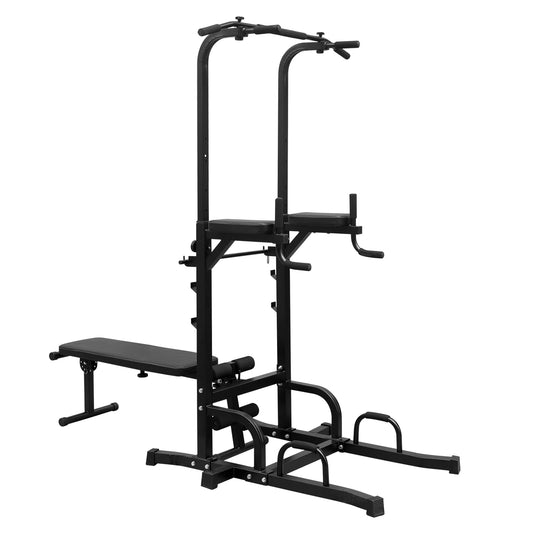 Power Tower Parallel Bar Station - Multi-Function Pull-Up Bar & Dip Station for Home Gym