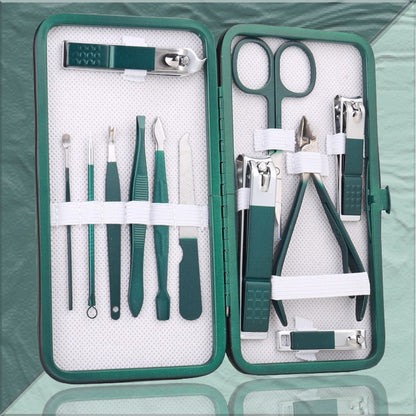 Professional Manicure Set - 18-Piece Nail Clipper Kit with Case for Pedicure & Grooming