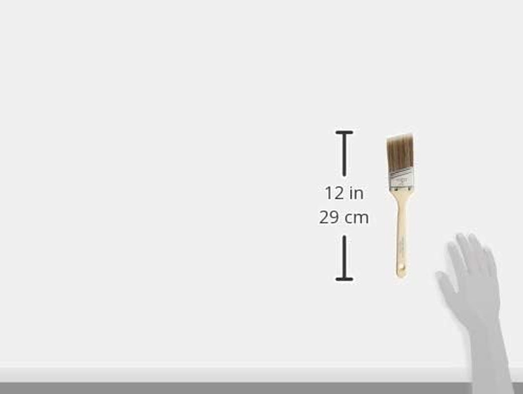 Paint Brush Set - 3-Pack - 2" Angle Brushes for All Latex and Oil Paints & Stains - Home Improvement - Interior & Exterior Use