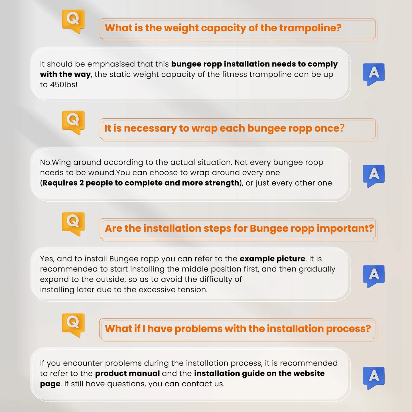 2 in 1 Circular Trampoline 40In Fitness Trampoline with 24 Bungees Adjustable Foam Handle Exercise Trampoline for Family Adults Indoor Outdoor Workout Black Gifts for Dad