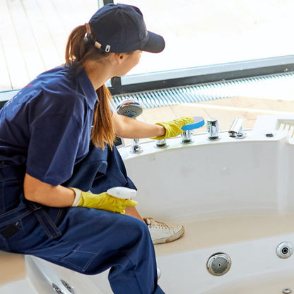 Electric Spin Scrubber - Cordless Power Cleaning Brush with 8 Heads & Telescopic Handle