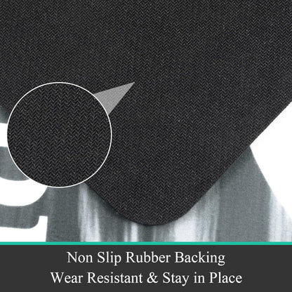 Laundry Room Rug Runner 20"X48" Waterproof Rubber Laundry Mat Non Slip Kitchen Mats for Floor Washable Floor Mat Runner Rug for Farmhouse Mudroom Washroom Bathroom Decor