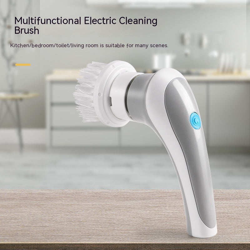 4-in-1 Electric Spinning Scrubber - Cordless Power Cleaning Brush for Kitchen & Bathroom