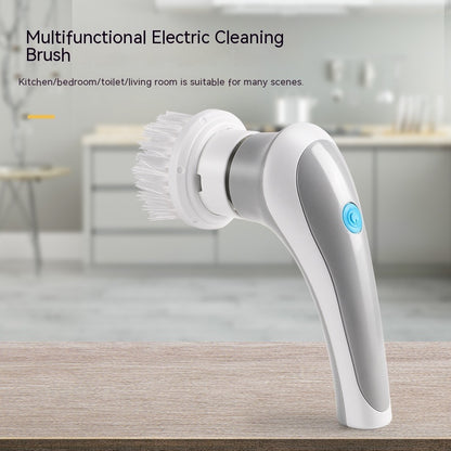 4-in-1 Electric Spinning Scrubber - Cordless Power Cleaning Brush for Kitchen & Bathroom