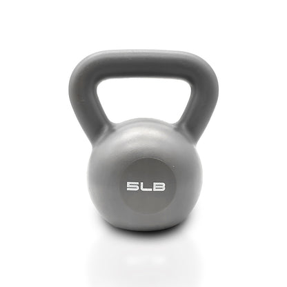 5 LB Kettlebell Set - Vinyl Coated Weight Set for Women's Home Gym Strength Training