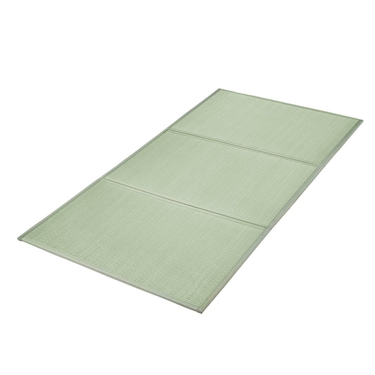 Japanese Tatami Mat - Full Size Natural Rush Grass Floor Mattress for Meditation & Yoga