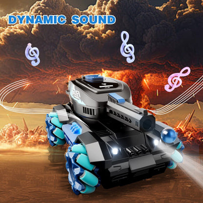 RC Tank Toy with Water Bomb - 2.4G Gesture Control Remote Control Car for Kids