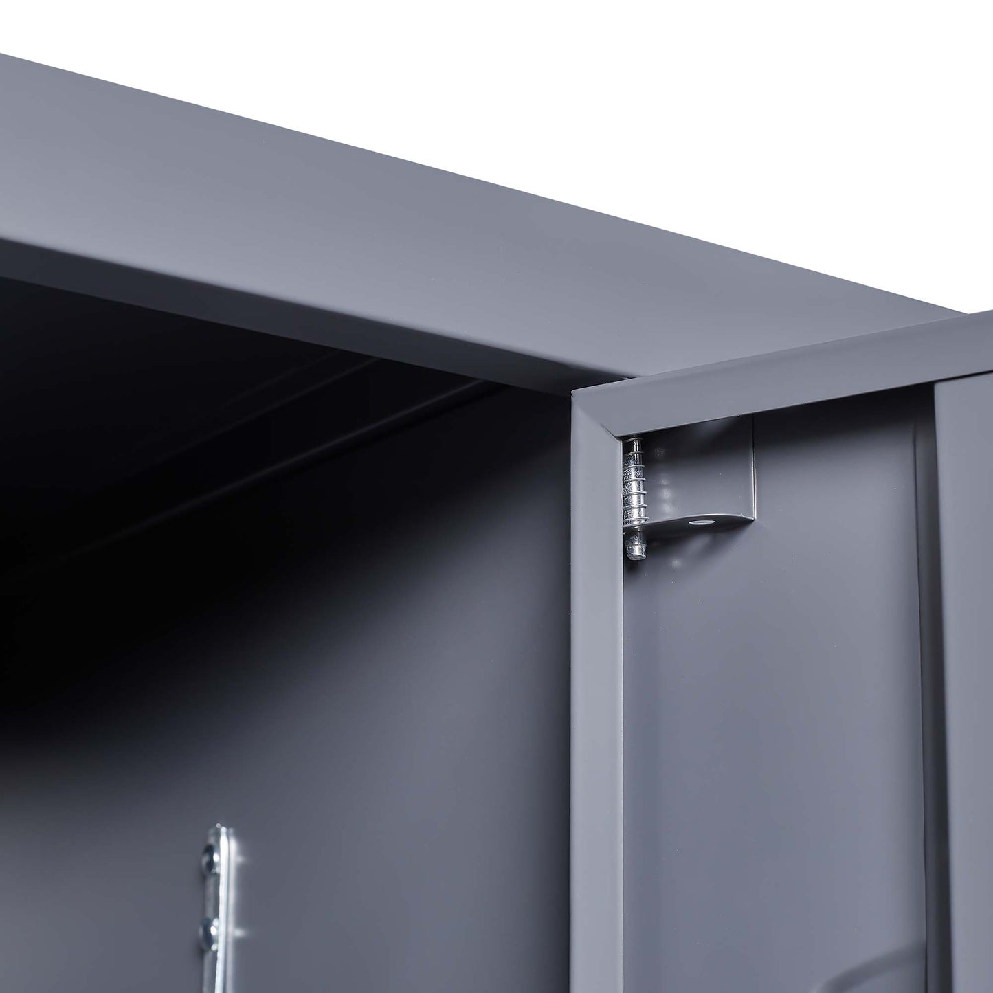 3-Door Metal Lockers with Lock - Employee Storage Cabinet for Gym, Office, School