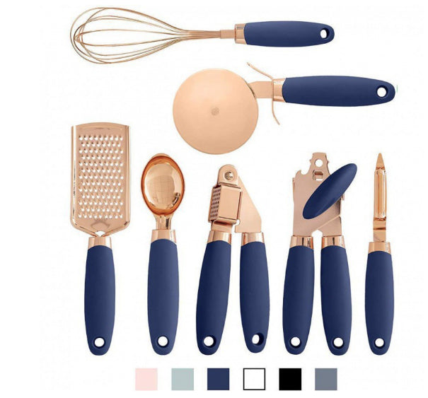 Premium Copper-Plated Peeler Set - 3-Piece Kitchen Gadget Tool Kit