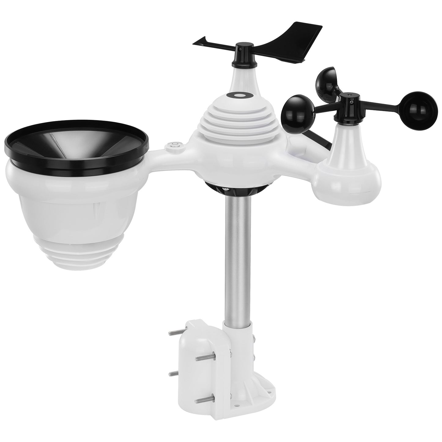 7-in-1 Wireless Weather Station - Large Color Display with Indoor/Outdoor Sensors