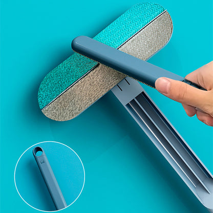 4-in-1 Pet Hair Remover Brush – Multi-Purpose Cleaning Tool for Dog & Cat Hair, Furniture & Windows