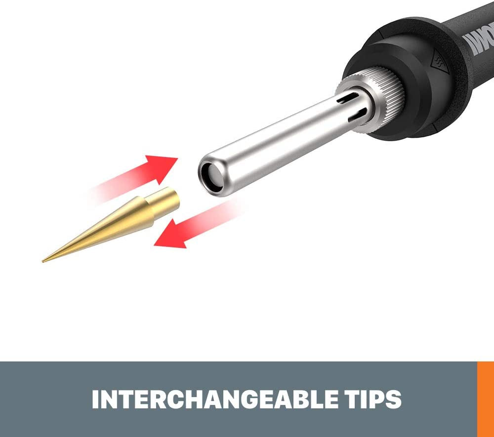 MAKERX WX988L 2Pc Crafting Tool Combo Kit - Rotary Tool + Wood & Metal Crafter